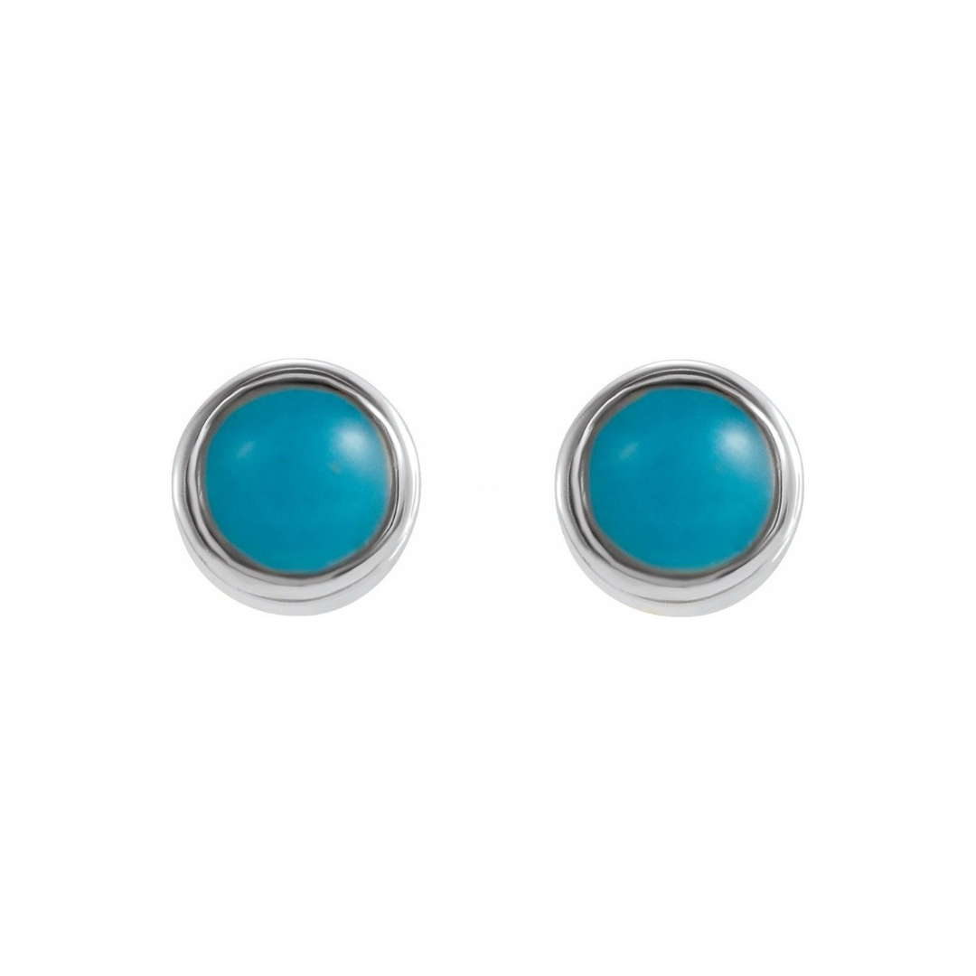 Poppy Turquoise Studs