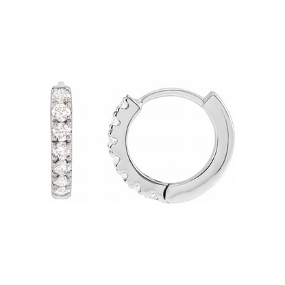 Margot Diamond Huggie Earrings