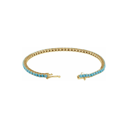 Georgia Turquoise Tennis Bracelet