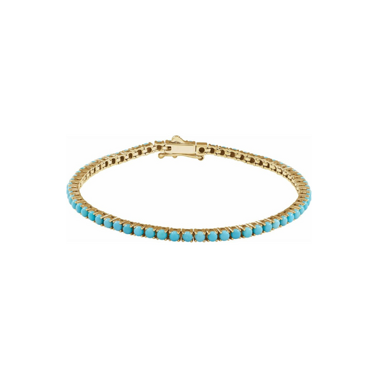 Georgia Turquoise Tennis Bracelet