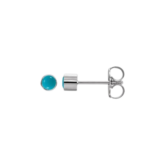 Poppy Turquoise Studs