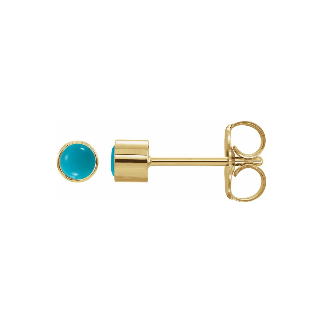 Poppy Turquoise Studs