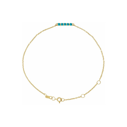 Annie Turquoise Bar Bracelet