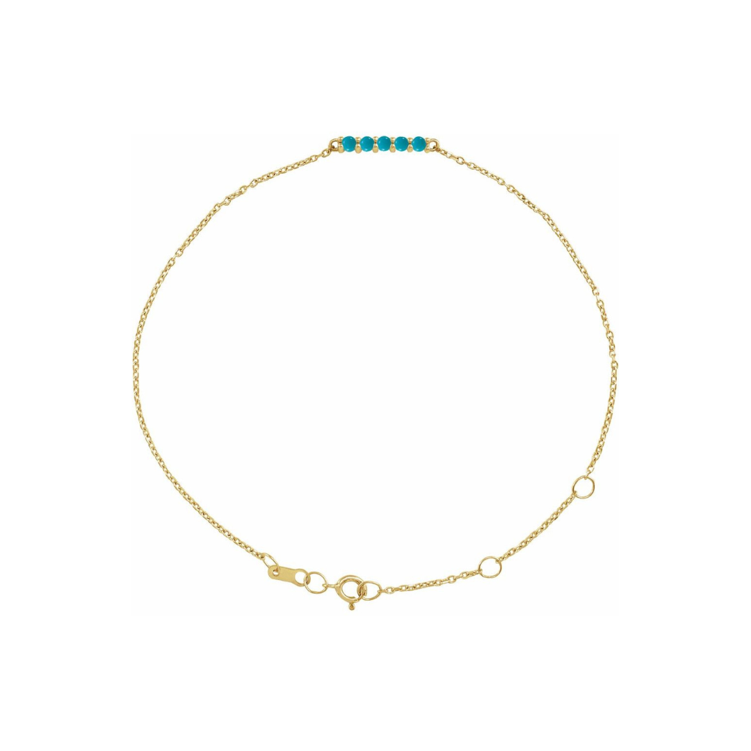 Annie Turquoise Bar Bracelet