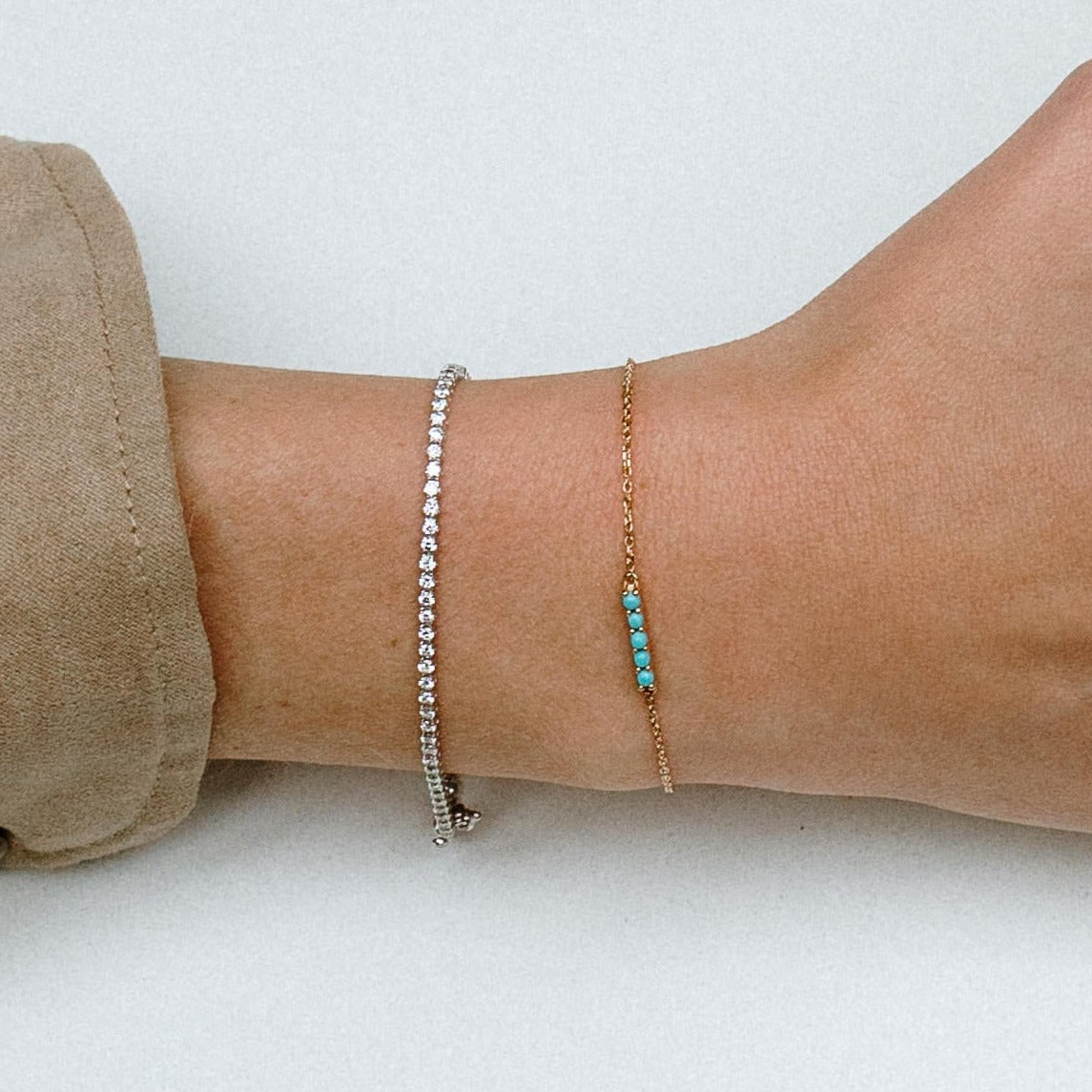 Annie Turquoise Bar Bracelet