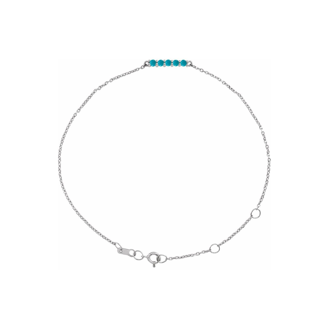 Annie Turquoise Bar Bracelet